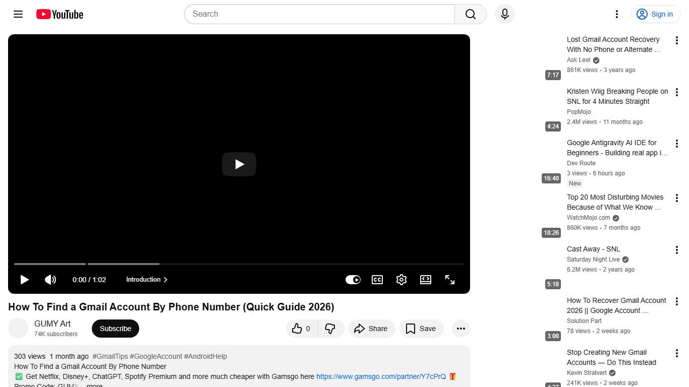 How To Find a Gmail Account By Phone Number (Quick Guide 2026) - YouTube